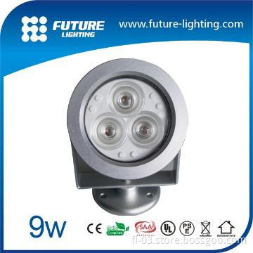 factory direct sale IP65 3x3W outdoor RGB projector lamp